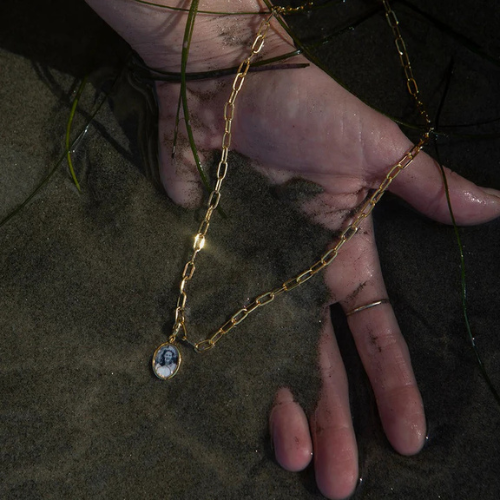 Collier Lyne  Chaîne Trombone Moyenne