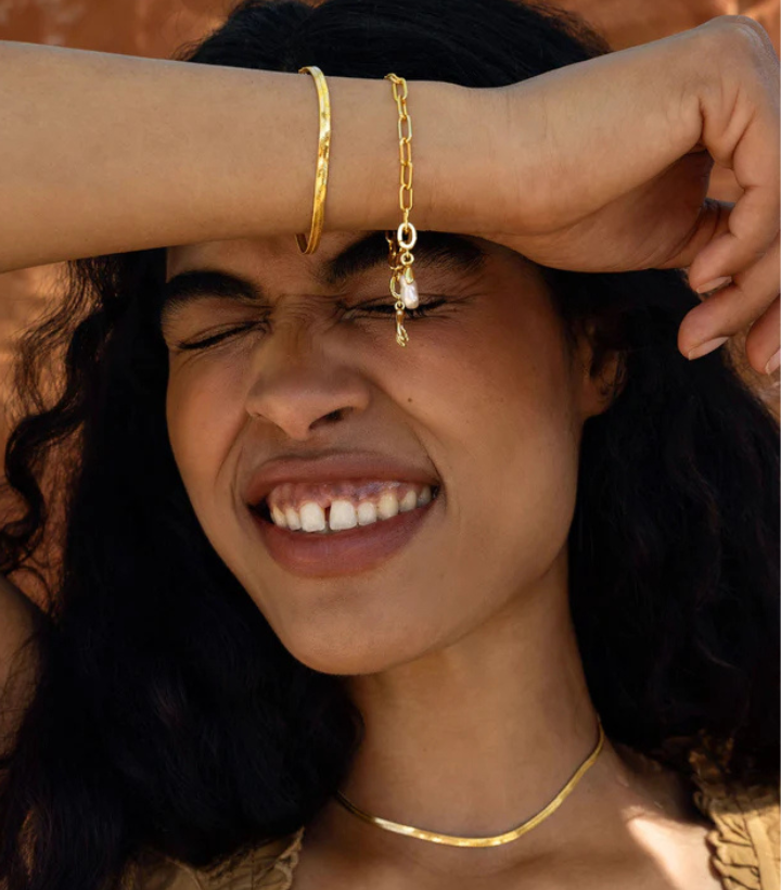 Bracelet Lyne – Chaîne Trombone Moyenne