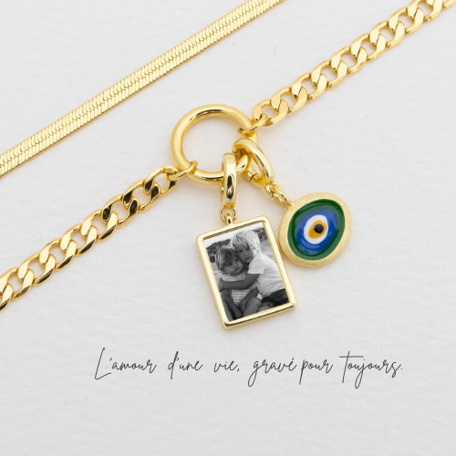 Pendentif portrait personnalisable -Portrait